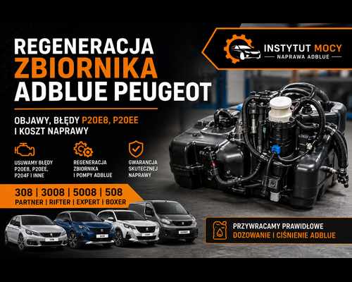 regeneracja zbiornika adblue peugeot